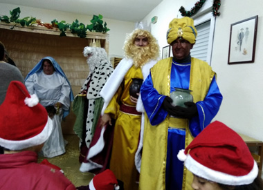 Los tres Reyes Magos en Santa Catalina