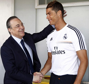 Cristiano Ronaldo y Florentino Pérez