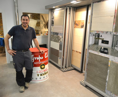Rubén Calleja en la sede de su empresa Rubén Calleja en la sede de su empresa