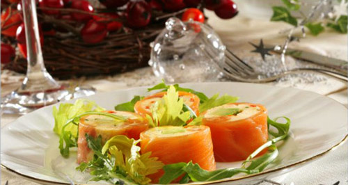 Salmón ahumado y aguacate Salmón ahumado y aguacate