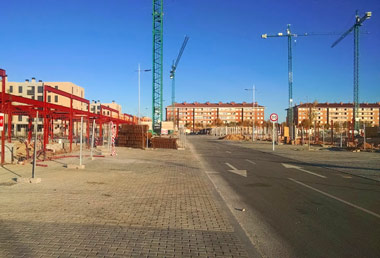 Urbanización "Centro Cívico" en Aranda de Duero