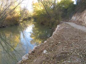Sendero a su paso por Aranda de Duero