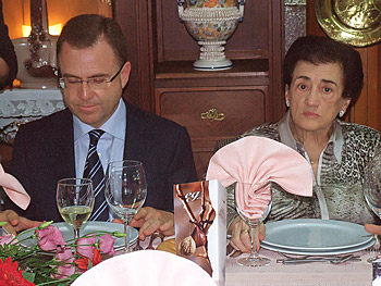Seri Bermejo junto al homenajeado Seri Bermejo junto al homenajeado