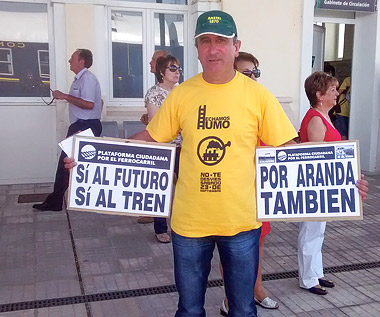 Queremos en tren en Aranda