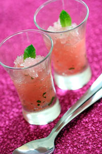 Sorbete de pomelo y estragón