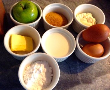Ingredientes para elaborar Tarta de Manzana Ingredientes para elaborar Tarta de Manzana
