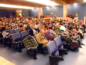 Lleno absoluto en el Auditorio de la Casa de la Cultura