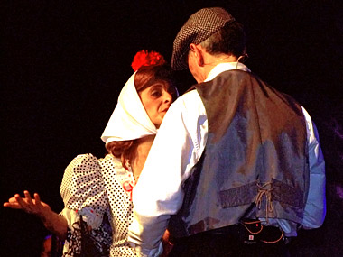 Mª Carmen Montero y Luis del Cura en "La Violetera"