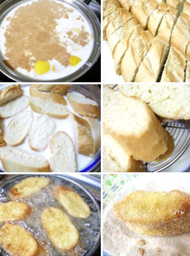 Elaboración de torrijas