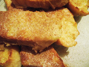 Torrijas sin aceite