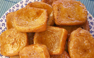 Torrijas con miel Torrijas con miel