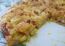 Tortilla de Coliflor