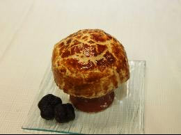 Postre con Trufa Negra