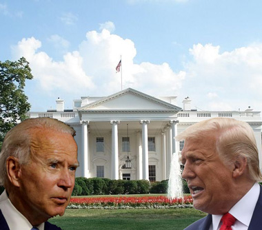 Candidatos Donald Trump y Joe Biden