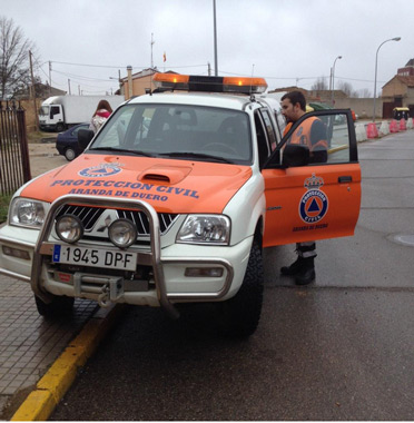 Fotografía: Twitter de Protección Civil Aranda Fotografía: Twitter de Protección Civil Aranda