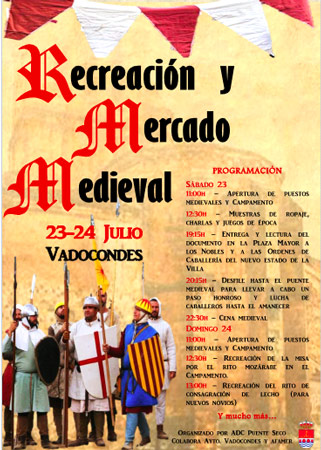 Recreación y Mercado Medieval en Vadocondes