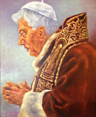 Jesús Ángel Lozano Jeanloi. Papa Benedicto XVI