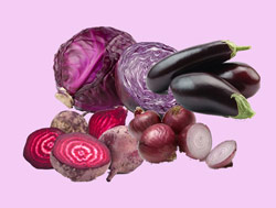 Vegetales morados