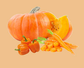 Vegetales naranjas