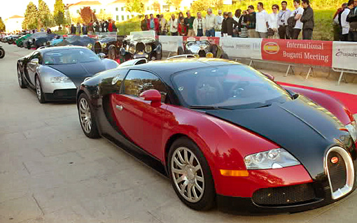 El mítico Bugatti Veyron en tierras burgalesas Fotografía: Don Dalinguer