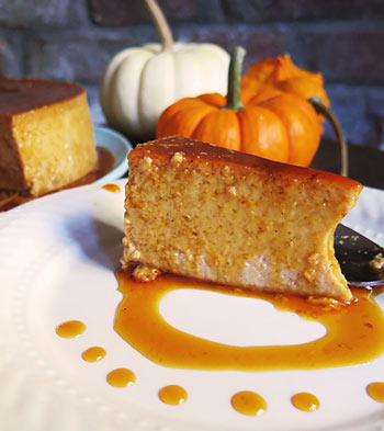 Flan de calabaza