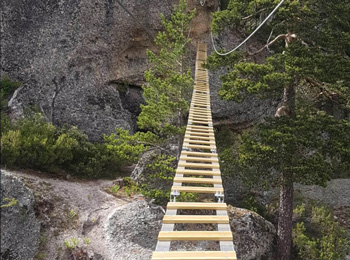 Vía ferrata en Duruelo de la Sierra Vía ferrata en Duruelo de la Sierra