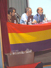 Algunos de los ponentes