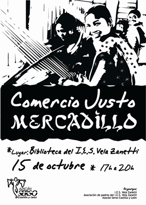 Mercadillo de Comercio Justo en el Vela Zanetti