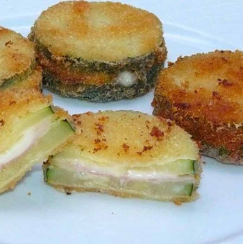 Cocinando en cuarentena: platos con verduras Sanjacobos de calabacín y coliflor