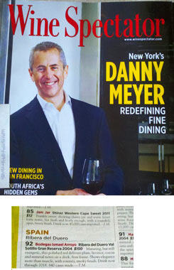 Wine Spectator mayo 2012
